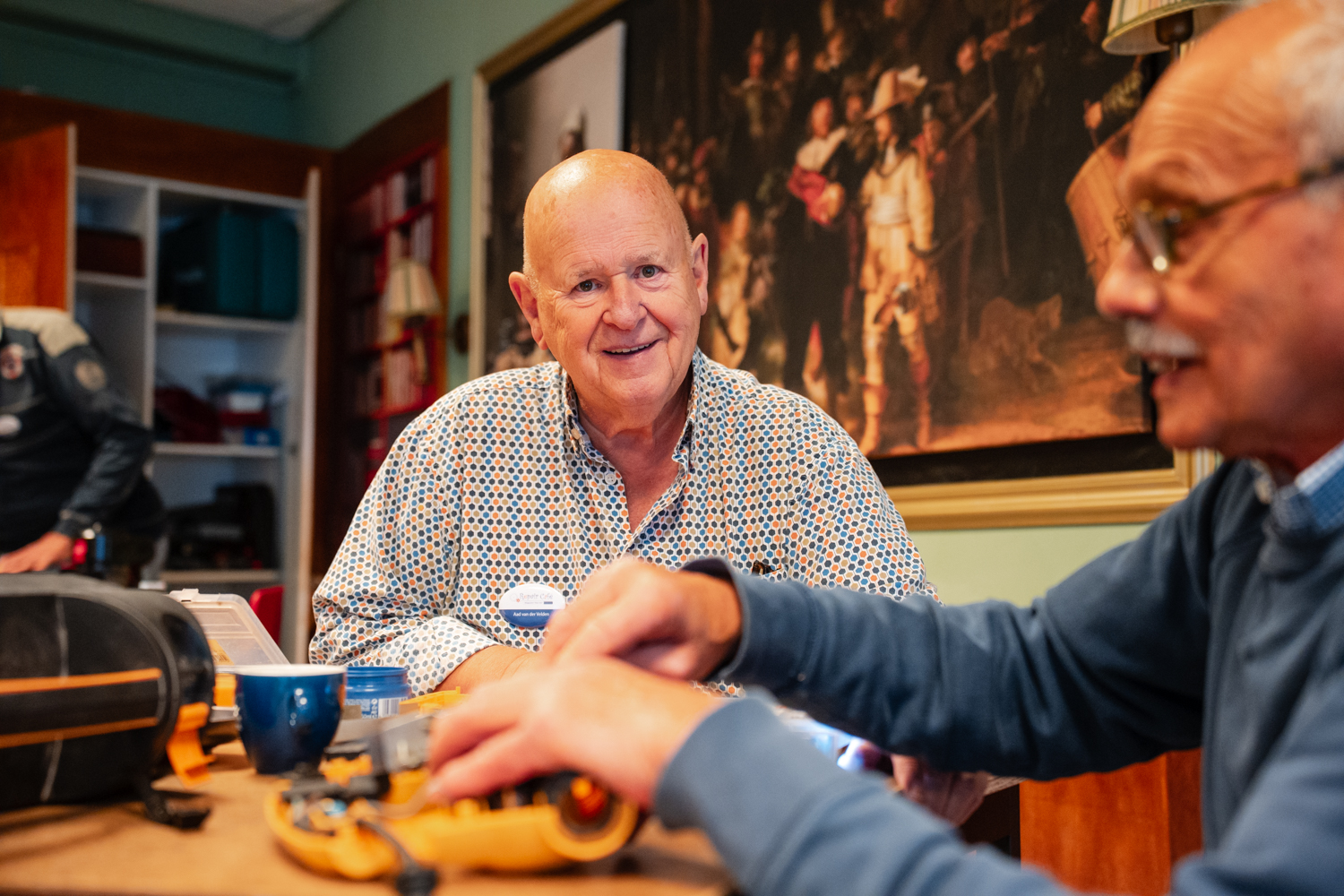 Personal branding sessie, portret met actie en beweging